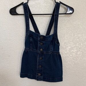 American Eagle Outfitters Dark Indigo Denim Top